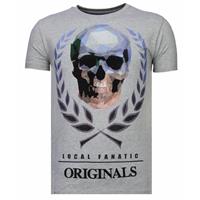 Local Fanatic Skull originals rhinestone t-shirt