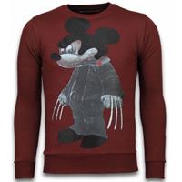 Local Fanatic Bad mouse rhinestone sweater