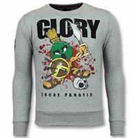 Glory Trui - Marvin Spartacus Heren Sweater - Grijs