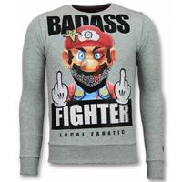 Mario Trui - Fight Club Heren Sweater - Grijs
