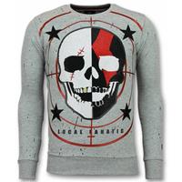 Skull Trui - God of War Heren Sweater - Grijs