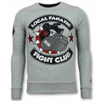 Fight Club Trui - Bulldog Heren Sweater - Truien Mannen - Grijs
