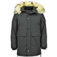 Enos Lange parka jas met bontkraag - Winterjas