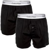 Calvin Klein 2 stuks Modern Cotton Woven Slim Fit Boxer 