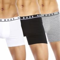 BOSS 3 stuks Cotton Stretch Boxer Brief Long 