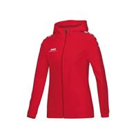 Jako Hooded Jacket Striker Women - Sportjas Dames Rood