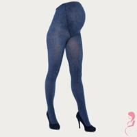 Zwangerschapspanty Positiepanty 300 Den Jeans Blauw