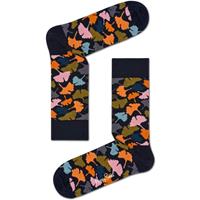Happy Socks Ginkgo Sokken, Donkerblauw