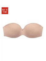 Lascana strapless push-up bh beige