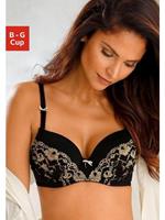 LASCANA Schalen-BH Fabiola mit Bügel und edler Spitze, Dessous