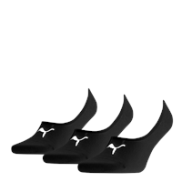 3-pack Sneaker Sokken / Footies Zwart - Unisex