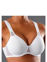 Petite fleur T-shirt-bh met beugel en netinzetten, basic dessous (Set van 2)