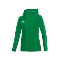 Jako Hooded Jacket Striker Women - Sportjas Dames Groen