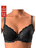 petite fleur Beugel-bh met elastische kant (Set van 2)