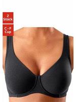 Petite fleur Minimizer-bh met beugel van katoen (Set van 2)