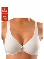 Nuance T-shirt-bh met beugel en dubbellaagse cups (Set van 2)