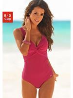 Lascana Badpak met shaping-inzet voor, ingebouwde softcups, met rimpelingen