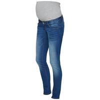 Mamalicious Zwangerschapsbroek MLFIFTY Medium Blue Denim - Blauw - 