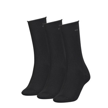 Calvin Klein 3 stuks Emma Roll Top Crew Socks 