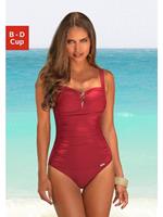 Lascana Badpak met paillettengarnering en modellerend effect