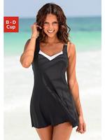 Lascana Zwemjurk met mooie print of unikleur