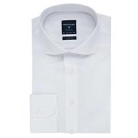 Profuomo Strijkvrij Overhemd Slim Fit Wit  