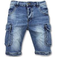 Enos Korte spijkerbroek shorts spijker
