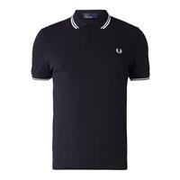 Fred Perry - Twin Tipped Shirt - Donkerblauwe Polo