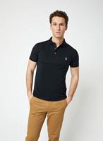 Polo Shirt Korte Mouw Polo Ralph Lauren POLO CINTRE SLIM FIT EN COTON STRETCH MESH LOGO PONY PLAYER