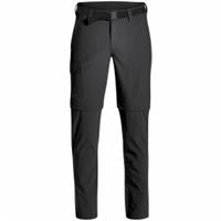 Maier Sports Herren Torid Slim Zip Hose Schwarz)