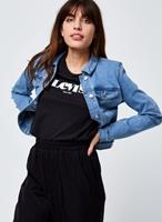 Vero Moda Hot Soya Denim damesjasje in lichtblauw