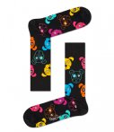 Happy Socks Socken, Hunde-Motiv, unisex, schwarz/mehrfarbig