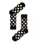 Happy Socks Big Dot Sokken - Zwart/Multi