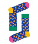 Happy Socks Hamburger Sokken, Blauw