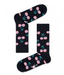 Happy Socks Cherry Sokken Zwart/Roze