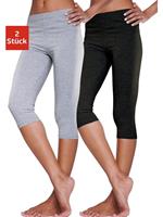 vivance active Caprilegging met elastische band (Set van 2)