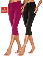 vivance active Caprilegging met elastische band (Set van 2)