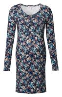 ESPRIT Stillkleid Blumen Night Blue