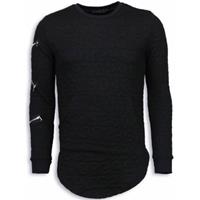 Justing 3d numbered pocket long fit