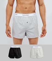Calvin Klein 2-Pack Wijde Heren Boxershorts - Boxer slim - Katoenen losse mannen boxers