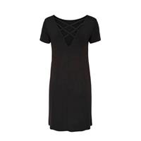 ONLY - Maat XS - ONLBERA BACK LACE UP S/S DRESS JRS NOOS  - Dames Jurk