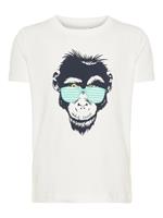 name it Girls T-Shirt Vuxi Bright White