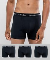 CALVIN KLEIN UNDERWEAR Set van 3 effen boxershorts