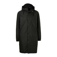 Rains Overcoat regenjas dames (Kleur: zwart, Maat: L-XL)