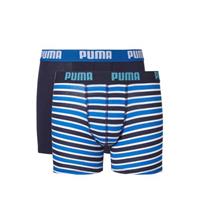 Boxershort Printed Stripe Boys Blue 128