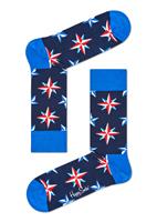 Happy Socks Nautical Star Sokken, Donkerblauw