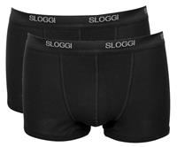 Sloggi Men basic short 2 pack zwart 8 1 stuk