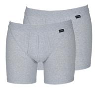 Schiesser 2-Pack heren boxershort Gulp - Authentic - Elastisch katoenen heren onderbroek met sluiting