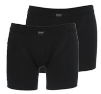 Schiesser 2-Pack heren boxershort Gulp - Authentic - Elastisch katoenen heren onderbroek met sluiting