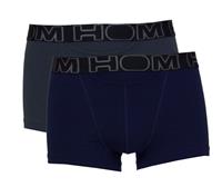 Hom Heren 2-Pack Boxershorts Boxerlines #2 Blauw Grijs